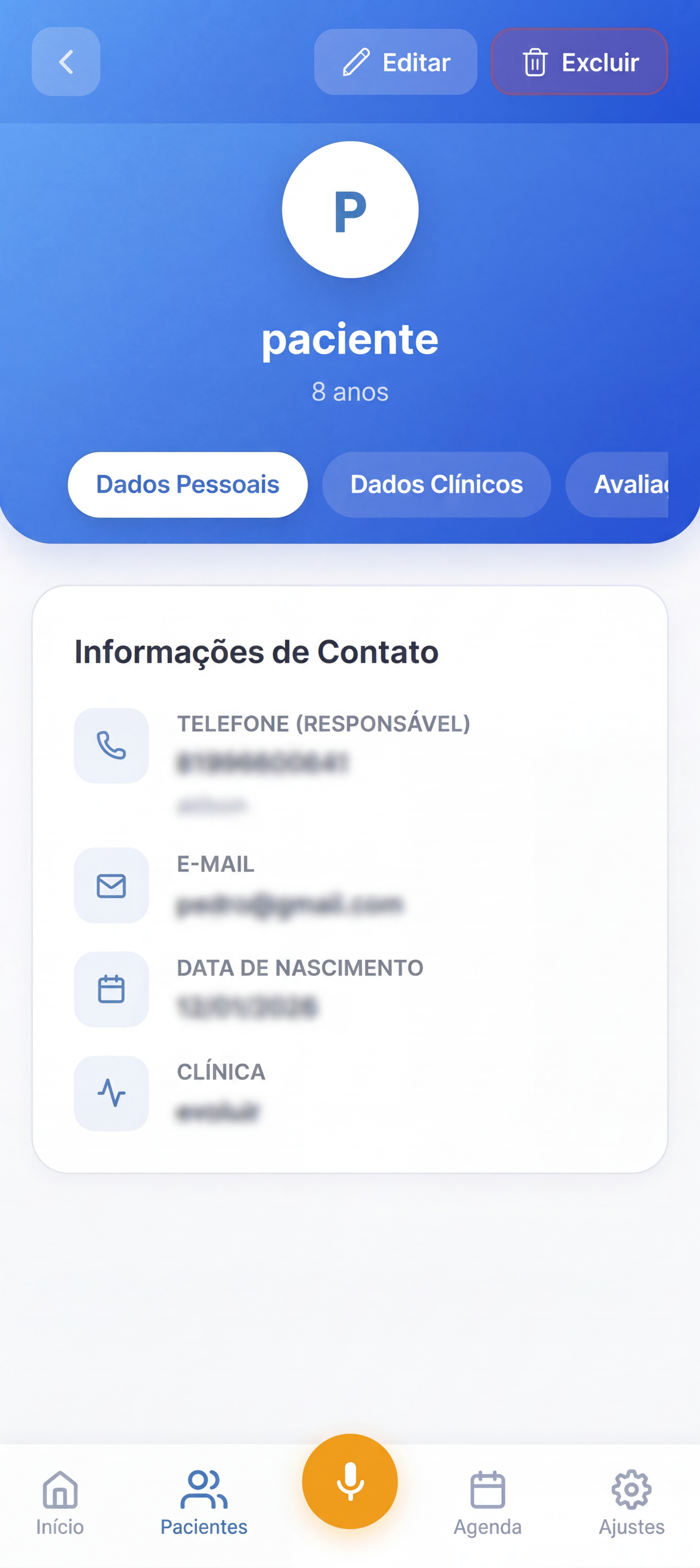 Perfil do Paciente