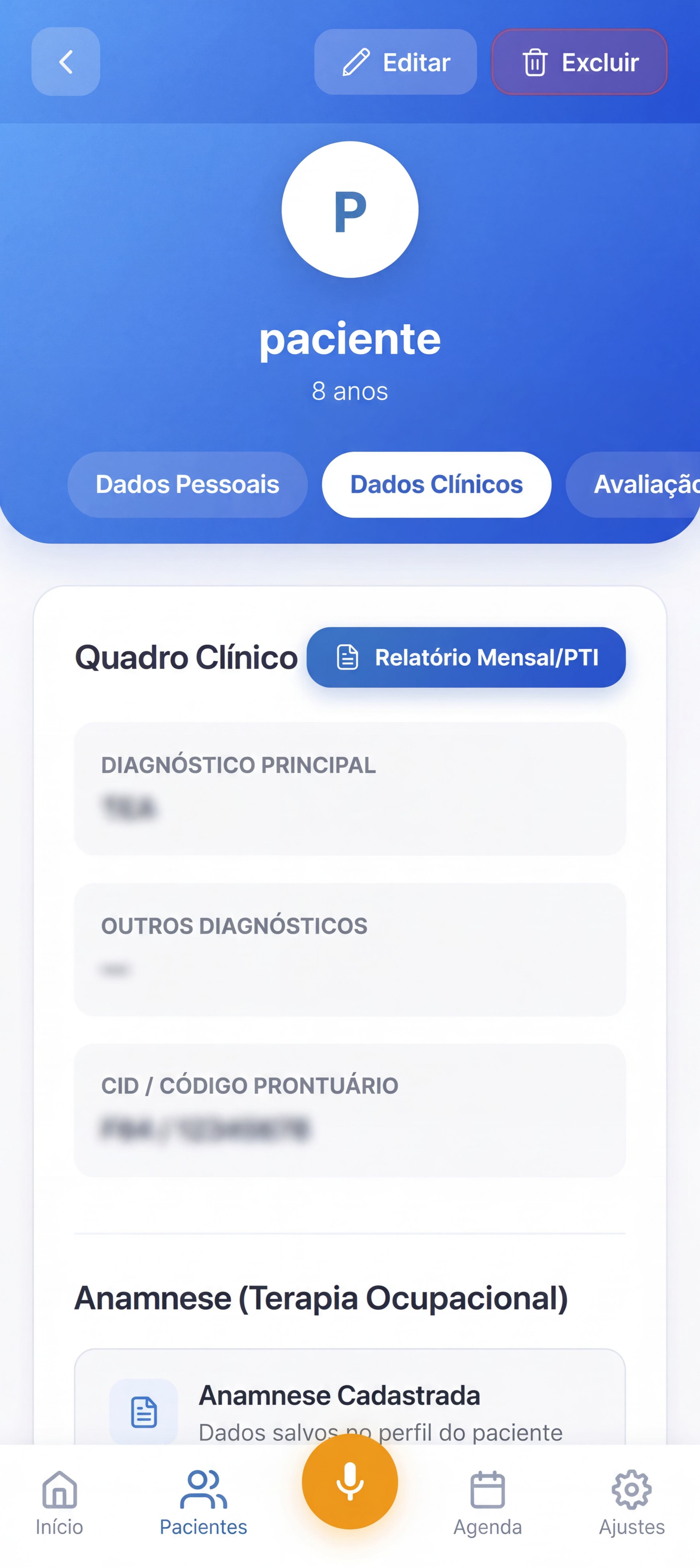 Dados Clínicos
